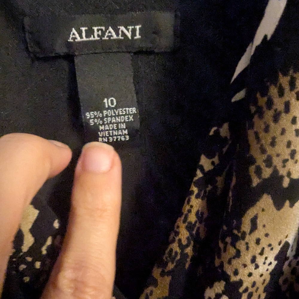 Alfani Leopard Sleeveless Dress - Picture 3 of 8